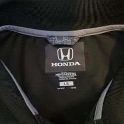 Official Honda Polo Shirt Black Mens (L)