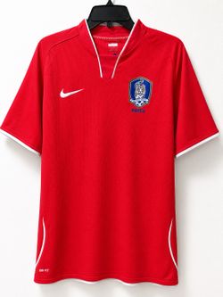 NEW SOUTH KOREA 2008-09 HOME SOCCER JERSEY NIKE 259177-658 sz M MEN Collectible