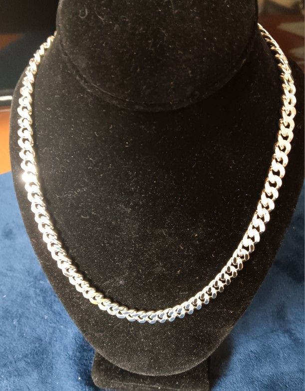 20" Italian Silver Chain Necklace