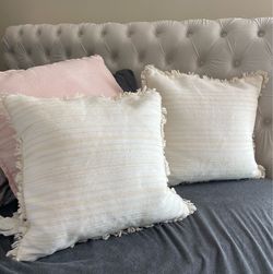 GOOSE DOWN THROW PILLOWS