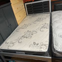 Twin Bed Frame With Mattress Set New Cama Bonita 