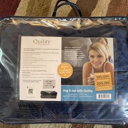 Quility 60” X 80” 20lb Weighted Blanket