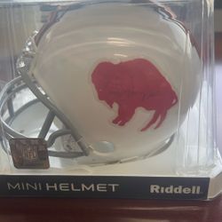 Signed OJ Simpson Mini Helmet