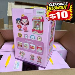 CLAW MACHINE Magical Mini Kids Toys 16 Dolls 20 Capsules USB Cable