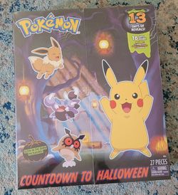 Jazwares Pokémon  Countdown To Halloween Calendar  27 Pieces 13 Days Of Reveals