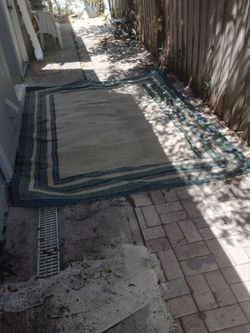 Large area rug practically new