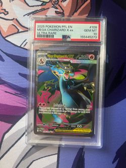 Mega Charizard Phantasmal Flames Full Art PSA 10