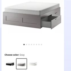 BED WITH STORAGE 
