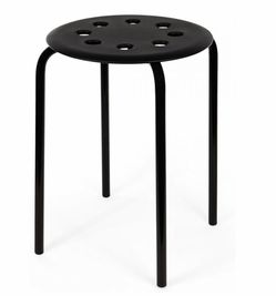 New black stool (IKEA)