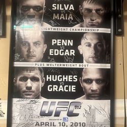 UFC 110 poster fight card