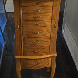 Oak? Jewelry Armoire