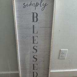 Blessed sign