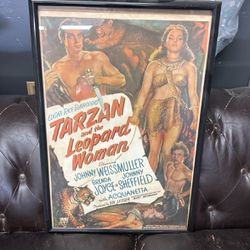 Vintage Movie Posted Tarzan 