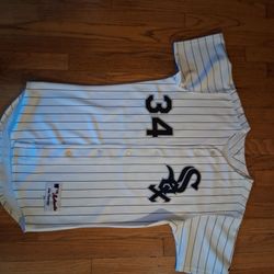 Men's Majestic Authentic Chicago White Sox Pinstripe Jersey Size 40".