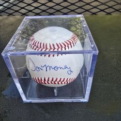 Don Money Autographed Baseball 