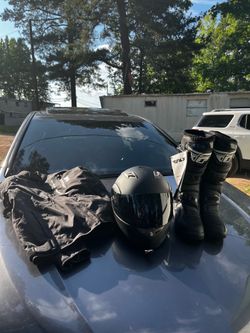 motorcycle gear, everything is size LARGE