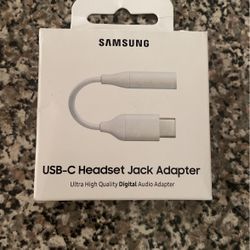 USB -C headset jack adapter Samsung