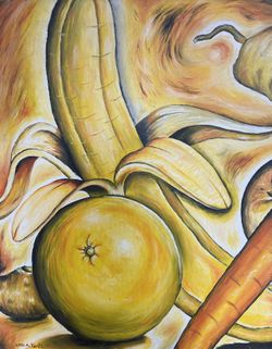 Original Artwork - “eat your fruits and veggies”