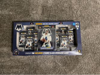 2025 Panini Mosaic NFL Costco Exclusive Bundle Box Jumbo Stained Glass