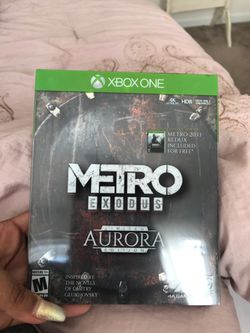 Metro Exodus limited edition Xbox one game