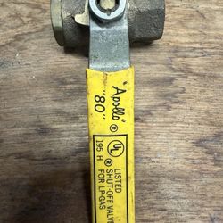 Apollo 80-108-01 1/2” Shut Off Ball Valve Bronze 2 Piece 600 CWP Made in USA