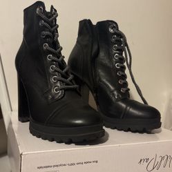 BLACK ALDO BOOTS 