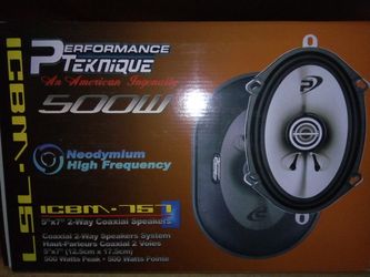 Car audio speaker 5x7 pair