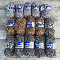 Lot of 15 Froehlich Wolle Wool Yarn Skeins
