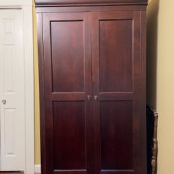 Excellent Quality Hardwood Armoire 