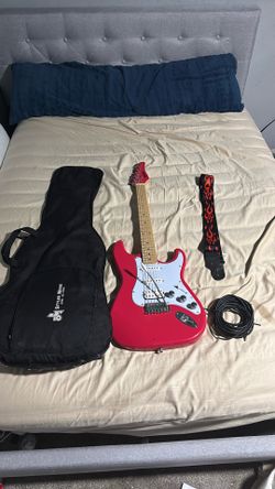Kramer Electric Guitar With Amp Cord Guitar Case And Guitar Strap