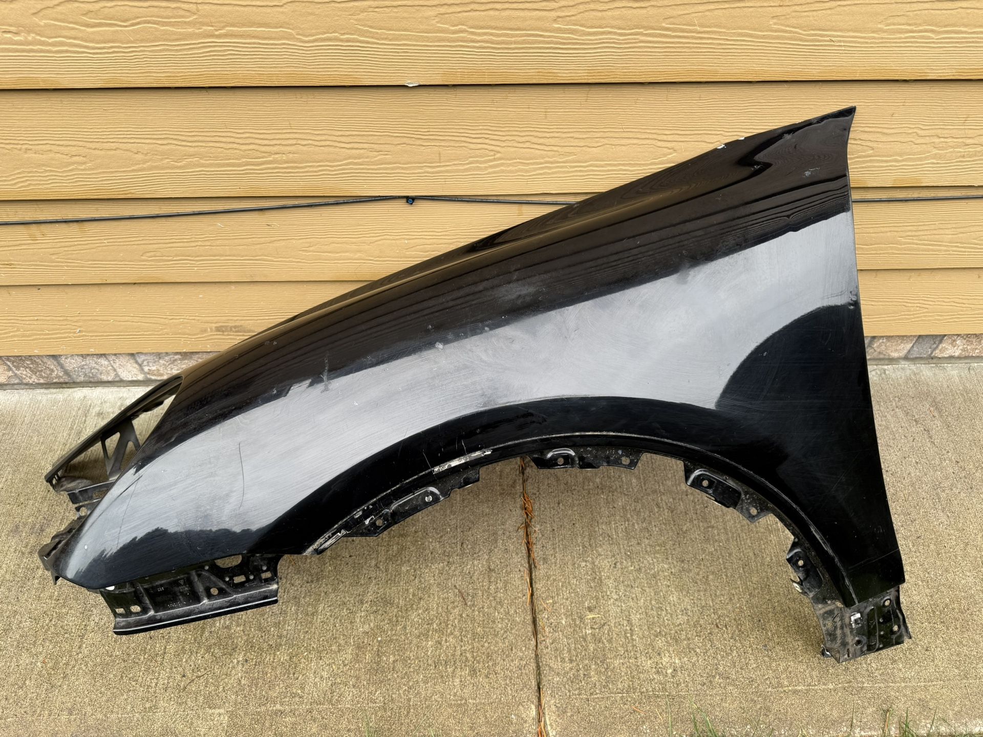 11-14 Porsche Cayenne 958 Left Driver Side Fender Assembly Black OEM