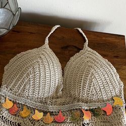 Crochet halter Top