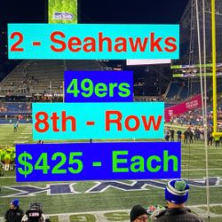 Seahawks 49ers Tickets 