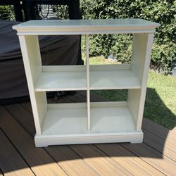 Pottery Barn Bookcase - Solid Wood - Antique White
