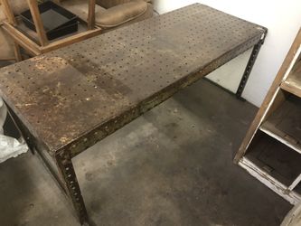 Vintage, Industrial, Table, Decor, Home, Furniture