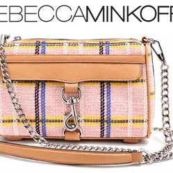 Rebecca Minkoff Mini Mac Neon Tweed Crossbody