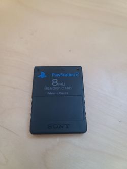 Playstation 2 memory card 8mb