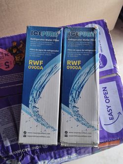 2 Ice Pure Water Filters For Whirlpool Refrigerators (RWF 0900A)