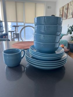 Blue Dish Set