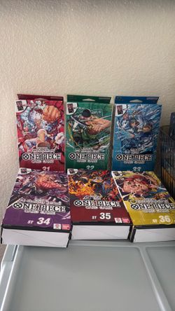 One Piece Starter Deck 31-36 complete set. OP16