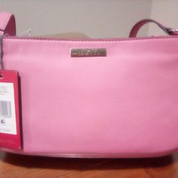 Vince Camuto Pink Genuine Leather Handbag