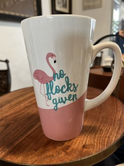 No Flocks Given Tall Lidded Coffee/Tea Mug