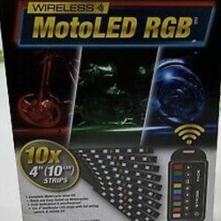 Alpena Model# 71017 MotoLED RGB Decor Light Strips For Motorcycles