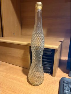 Glass bottle - unique shape from Greece