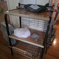 Kitchen Cart/ With Wheels 