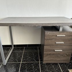Computer Desk With Storage + Chair