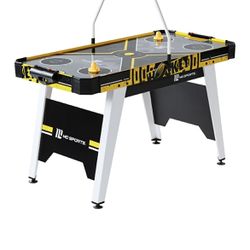 Game Table, Overhead Electronic Scorer, Black/Yellow
