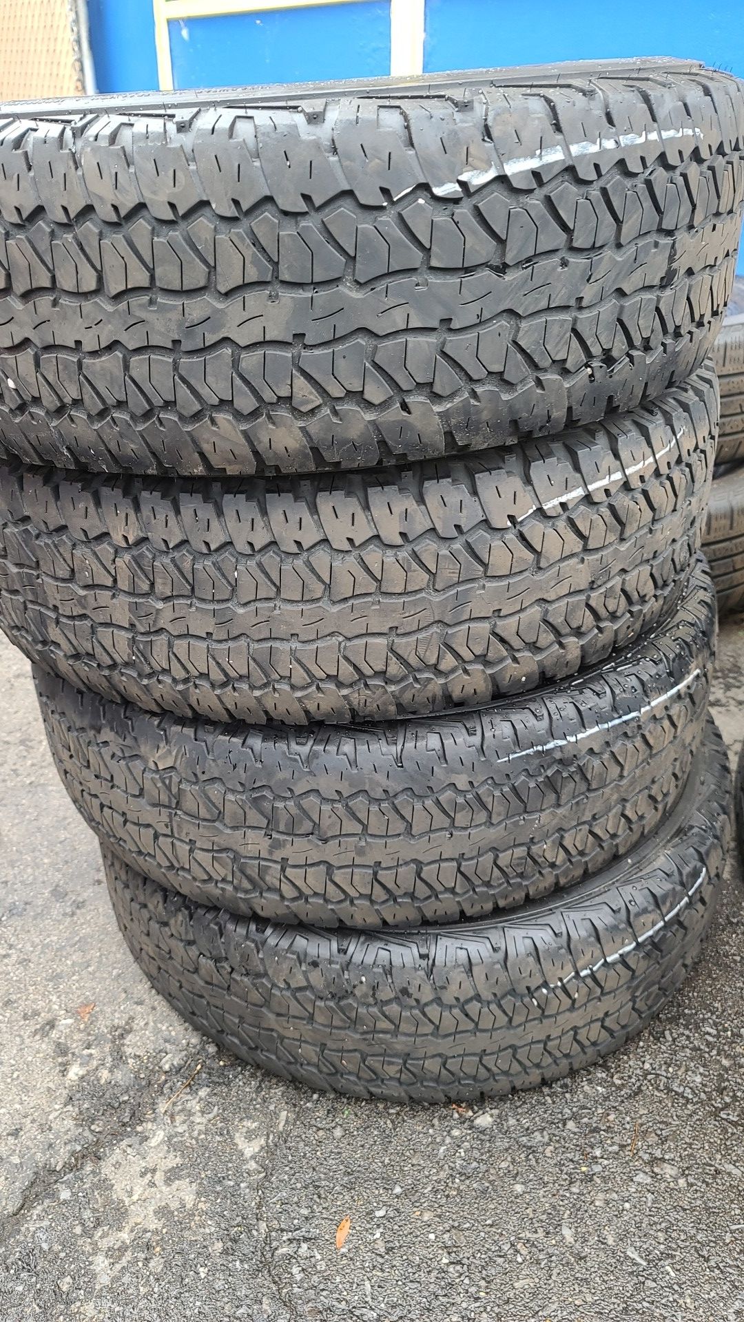 245 75 16 (4) HIGH TREAD all season used tires FREE INSTALL FIRESTONE BUFFALO NY