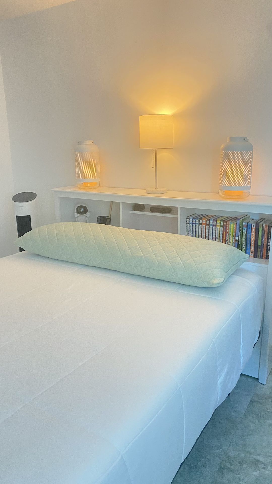 White Queen Headboard Modern