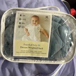 Dreamland Baby Weighted Sleep Sack - Blue